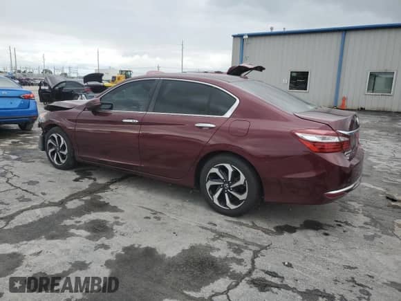 2016 Honda Accord EX-L with VIN 1HGCR2F89GA062692, listed as a Copart auction lot 81768395 with 124,160 mi miles and Salvage title. Bid and sale history available at DreamBid. Image 2.