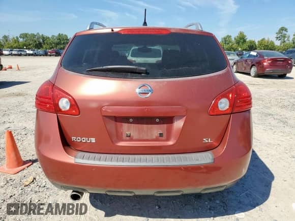 2009 Nissan Rogue SL with VIN JN8AS58T99W045589, listed as a Copart auction lot 84289365 with 201,437 mi miles and Salvage title. Bid and sale history available at DreamBid. Image 6.