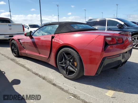 2014 Chevrolet Corvette 3LT с VIN 1G1YF3D77E5114705, выставлен на аукционе Copart как лот 75077984 с пробегом Не указан миль и Списание • Salvage title. История ставок и продаж доступна на DreamBid. Изображение 2.