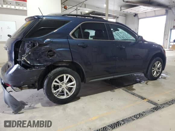 2016 Chevrolet Equinox LT with VIN 2GNFLFE30G6151694, listed as a Copart auction lot 86230185 with 104,520 mi miles and Salvage title. Bid and sale history available at DreamBid. Image 3.