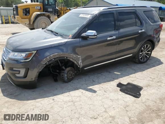 2017 Ford Explorer Platinum с VIN 1FM5K8HT3HGD87963, выставлен на аукционе Copart как лот 67420895 с пробегом 94 379 миль миль и Списание • Salvage title. История ставок и продаж доступна на DreamBid. Изображение 1.