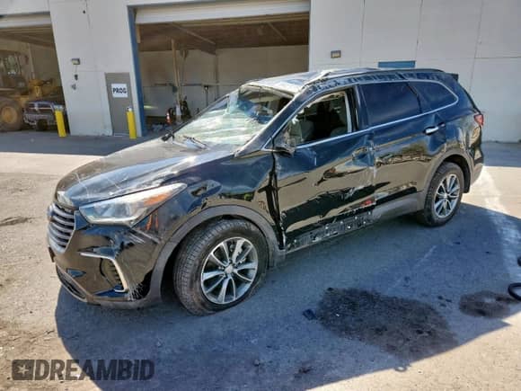 2019 Hyundai Santa Fe SE with VIN KM8SMDHF1KU307360, listed as a Copart auction lot 84465535 with 52,212 mi miles and Salvage title. Bid and sale history available at DreamBid. Image 1.