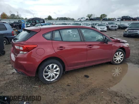 2019 Subaru Impreza with VIN 4S3GTAA67K3737051, listed as a Copart auction lot 84211665 with 61,666 mi miles and Salvage title. Bid and sale history available at DreamBid. Image 3.