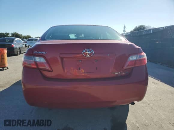 2007 Toyota Camry CE with VIN 4T4BE46K57R005659, listed as a Copart auction lot 86773135 with 134,616 mi miles and Salvage title. Bid and sale history available at DreamBid. Image 6.