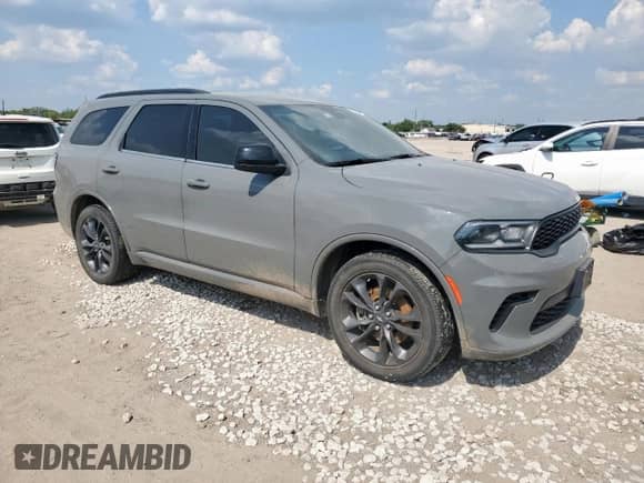 2023 Dodge Durango GT Plus with VIN 1C4RDHDG9PC616824, listed as a Copart auction lot 80617145 with Not provided miles and Salvage title. Bid and sale history available at DreamBid. Image 4.