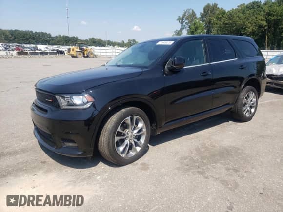2020 Dodge Durango GT Plus with VIN 1C4RDJDGXLC166733, listed as a Copart auction lot 71648475 with 69,673 mi miles and Salvage title. Bid and sale history available at DreamBid. Image 1.