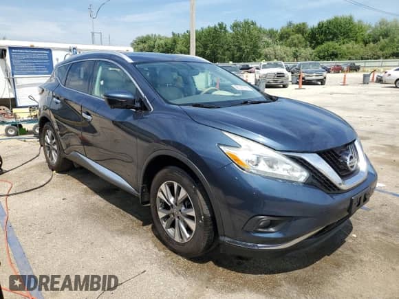 2016 Nissan Murano Platinum with VIN 5N1AZ2MH6GN165291, listed as a Copart auction lot 66147355 with 139,616 mi miles and Salvage title. Bid and sale history available at DreamBid. Image 4.