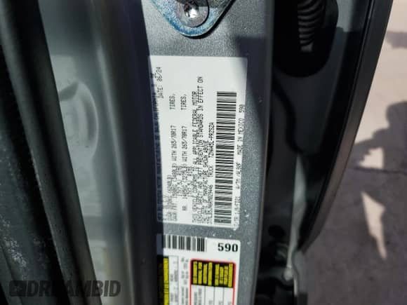 2024 Toyota Tacoma TRD Off Road with VIN 3TMLB5JN6RM029446, listed as a Copart auction lot 86650705 with 27,292 mi miles and Clean title. Bid and sale history available at DreamBid. Image 12.