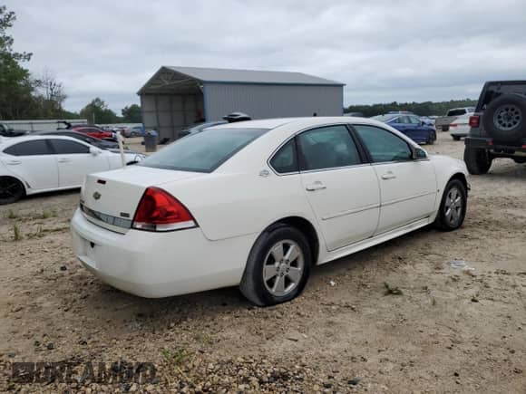 2009 Chevrolet Impala LT with VIN 2G1WT57K491258814, listed as a Copart auction lot 80816235 with Not provided miles and Salvage title. Bid and sale history available at DreamBid. Image 3.
