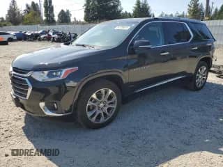2019 Chevrolet Traverse Premier with VIN 1GNEVKKW7KJ193756, listed as a Copart auction lot 81238615 with 81,705 mi miles and Salvage title. Bid and sale history available at DreamBid. Image 1.