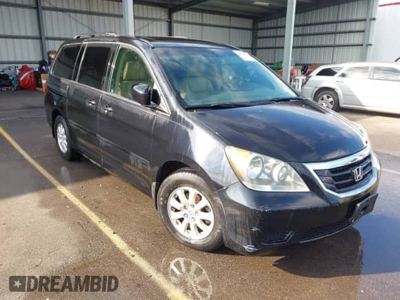 2008 Honda Odyssey EX-L with VIN 5FNRL38608B077408, listed as a IAAI auction lot 43112078 with 114,716 mi miles and . Bid and sale history available at DreamBid. Image 1.