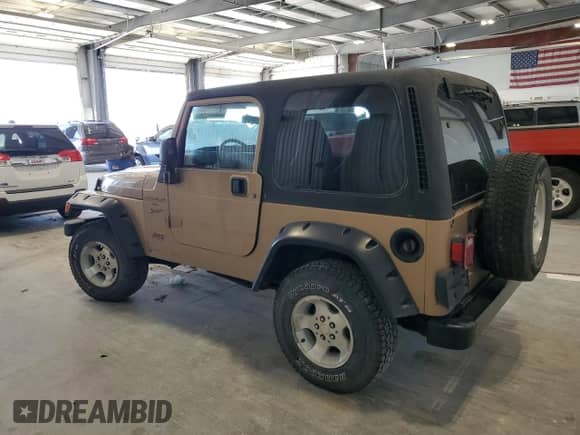 1999 Jeep Wrangler Sport with VIN 1J4FY19S6XP430964, listed as a Copart auction lot 85937775 with 109,444 mi miles and Clean title. Bid and sale history available at DreamBid. Image 2.