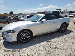 2018 Ford Mustang EcoBoost Premium with VIN 1FATP8UHXJ5132619, listed as a Copart auction lot 63750755 with 64,261 mi miles and Salvage title. Bid and sale history available at DreamBid. Image 1.