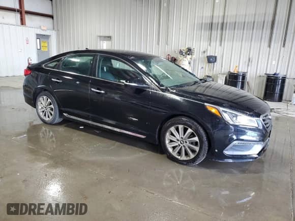 2016 Hyundai Sonata Sport z VIN 5NPE34AF0GH349034, wystawiony jako Copart lot #89643065 z przebiegiem 51 623 mil mil oraz Szkoda całkowita • Salvage title. Historia ofert i sprzedaży dostępna na DreamBid. Obrazek 4.