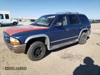 2002 Dodge Durango with VIN 1B4HS58Z42F145892, listed as a Copart auction lot 89263475 with 227,407 mi miles and Salvage title. Bid and sale history available at DreamBid. Image 1.