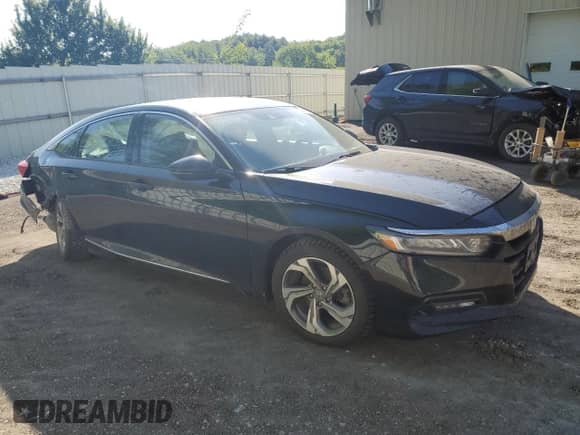 2018 Honda Accord EX-L with VIN 1HGCV2F69JA037728, listed as a Copart auction lot 59198425 with 90,655 mi miles and Salvage title. Bid and sale history available at DreamBid. Image 4.