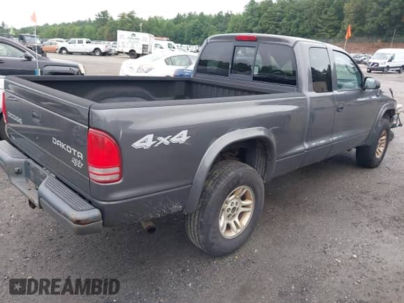 2004 Dodge Dakota with VIN 1D7HG12K44S688376, listed as a IAAI auction lot 42690742 with 119,456 mi miles and . Bid and sale history available at DreamBid. Image 4.