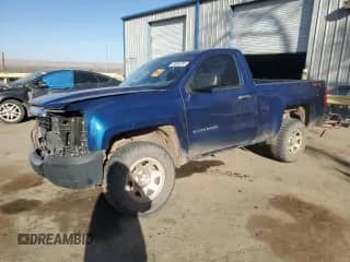 2018 Chevrolet Silverado 1500 Work Truck with VIN 1GCNKNEC1JZ254698, listed as a Copart auction lot 44654785 with Not provided miles and Salvage title. Bid and sale history available at DreamBid. Image 1.