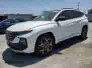 2024 Hyundai Tucson N Line with VIN KM8JFCD11RU158940, listed as a Copart auction lot 60870105 with 26,649 mi miles and Salvage title. Bid and sale history available at DreamBid. Image 1.