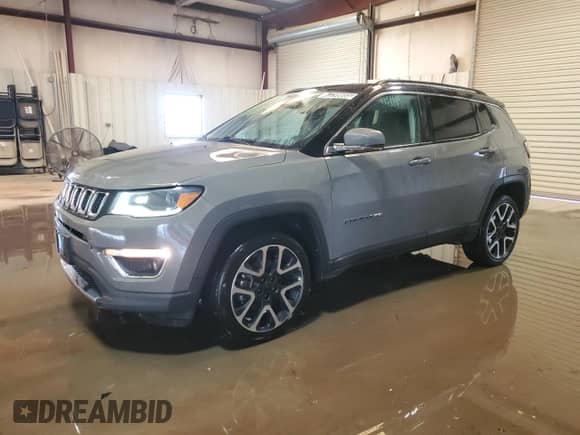 2021 Jeep Compass Limited with VIN 3C4NJDCB7MT595476, listed as a Copart auction lot 87299085 with 141,098 mi miles and Clean title. Bid and sale history available at DreamBid. Image 1.