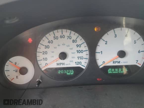 2007 Dodge Grand Caravan SXT with VIN 2D4GP44L77R131225, listed as a Copart auction lot 70868365 with 203,236 mi miles and Salvage title. Bid and sale history available at DreamBid. Image 9.