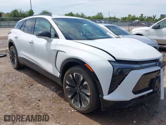 2024 Chevrolet Blazer EV eAWD RS с VIN 3GNKDCRJ6RS125639, выставлен на аукционе IAAI как лот 42895399 с пробегом 9 367 миль миль и . История ставок и продаж доступна на DreamBid. Изображение 1.