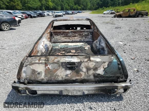 1977 Chevrolet El Camino с VIN 1D80U7R461291, выставлен на аукционе Copart как лот 62678045 с пробегом Не указан миль и Списание • Salvage title. История ставок и продаж доступна на DreamBid. Изображение 6.
