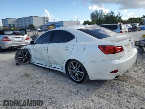 2008 Lexus IS 250 с VIN JTHBK262X82072720, выставлен на аукционе Copart как лот 89880435 с пробегом 222 266 миль миль и Списание • Salvage title. История ставок и продаж доступна на DreamBid. Изображение 2.