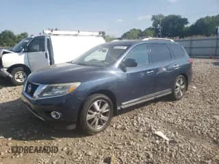 2013 Nissan Pathfinder SL with VIN 5N1AR2MM1DC675245, listed as a Copart auction lot 84739745 with 112,273 mi miles and Salvage title. Bid and sale history available at DreamBid. Image 1.