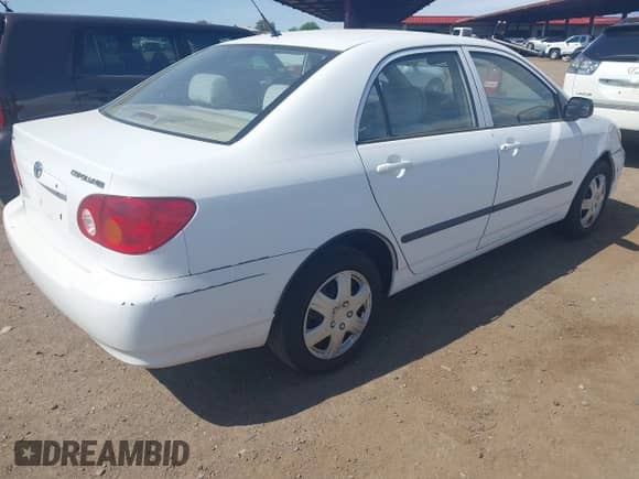 2003 Toyota Corolla CE with VIN 1NXBR32E53Z170680, listed as a IAAI auction lot 43282393 with 299,999 mi miles and . Bid and sale history available at DreamBid. Image 4.