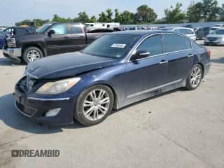 2012 Hyundai Genesis 4.6L с VIN KMHGC4DF2CU166542, выставлен на аукционе Copart как лот 67990405 с пробегом 184 113 миль миль и Чистый • Clean title. История ставок и продаж доступна на DreamBid. Изображение 1.