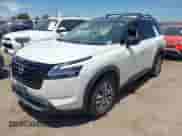 2023 Nissan Pathfinder SL with VIN 5N1DR3CA4PC263321, listed as a IAAI auction lot 42780537 with 44,612 mi miles and . Bid and sale history available at DreamBid. Image 17.