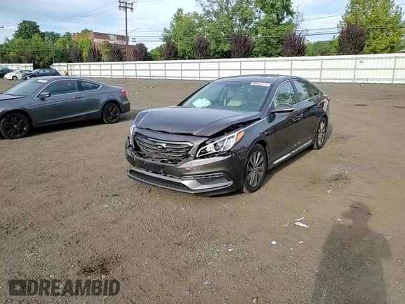 2017 Hyundai Sonata Sport with VIN 5NPE34AF4HH551926, listed as a Copart auction lot 80646275 with 60,840 mi miles and Salvage title. Bid and sale history available at DreamBid. Image 14.