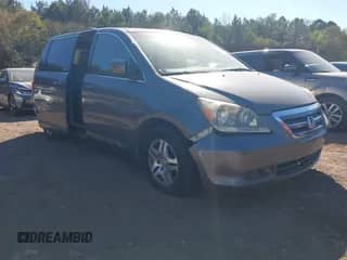 2007 Honda Odyssey EX-L z VIN 5FNRL38677B416714, wystawiony jako IAAI lot #43438146 z przebiegiem 259 775 mil mil oraz . Historia ofert i sprzedaży dostępna na DreamBid. Obrazek 1.