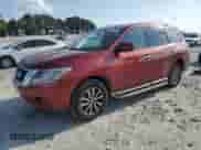 2013 Nissan Pathfinder SV with VIN 5N1AR2MNXDC655553, listed as a Copart auction lot 80648295 with 205,318 mi miles and Salvage title. Bid and sale history available at DreamBid. Image 1.