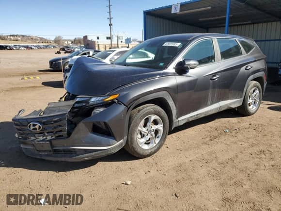 2022 Hyundai Tucson SE with VIN 5NMJACAE8NH079857, listed as a Copart auction lot 47931085 with 63,506 mi miles and Salvage title. Bid and sale history available at DreamBid. Image 1.