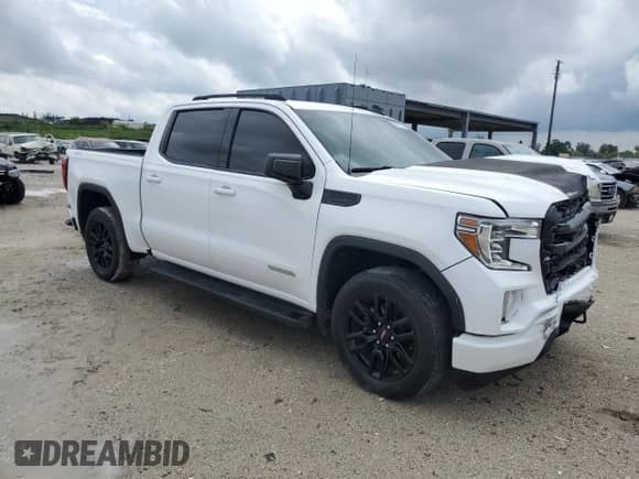 2022 GMC Sierra 1500 Elevation with VIN 3GTP9CEK9NG138543, listed as a Copart auction lot 52377715 with 37,333 mi miles and Non repairable. Bid and sale history available at DreamBid. Image 4.