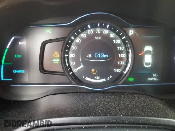 2019 Hyundai Ioniq SEL z VIN KMHC75LC8KU130997, wystawiony jako Copart lot #48557114 z przebiegiem 87 236 mil mil oraz . Historia ofert i sprzedaży dostępna na DreamBid. Obrazek 9.