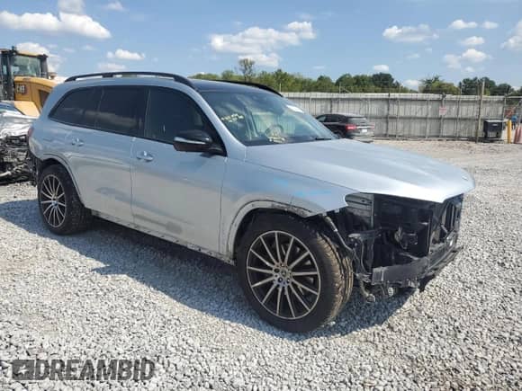 2023 Mercedes-Benz GLS 450 with VIN 4JGFF5KE5PA953169, listed as a Copart auction lot 70274405 with 28,993 mi miles and Salvage title. Bid and sale history available at DreamBid. Image 4.