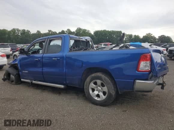 2019 Ram 1500 Big Horn with VIN 1C6SRFBT0KN656544, listed as a Copart auction lot 65611265 with Not provided miles and Salvage title. Bid and sale history available at DreamBid. Image 2.