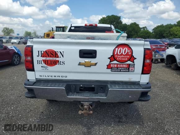 2017 Chevrolet Silverado 2500HD Work Truck with VIN 1GC1KUEG0HF103164, listed as a Copart auction lot 64270355 with 227,589 mi miles and Salvage title. Bid and sale history available at DreamBid. Image 6.