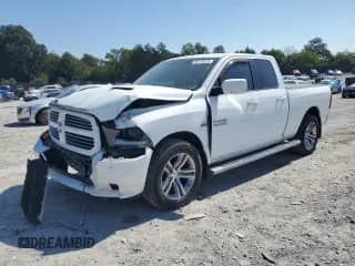 2015 Ram 1500 Sport with VIN 1C6RR6HT1FS755967, listed as a Copart auction lot 80178225 with 184,696 mi miles and Clean title. Bid and sale history available at DreamBid. Image 1.