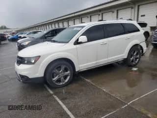 2017 Dodge Journey Crossroad Plus with VIN 3C4PDCGG7HT519620, listed as a Copart auction lot 54497675 with 88,712 mi miles and Salvage title. Bid and sale history available at DreamBid. Image 1.