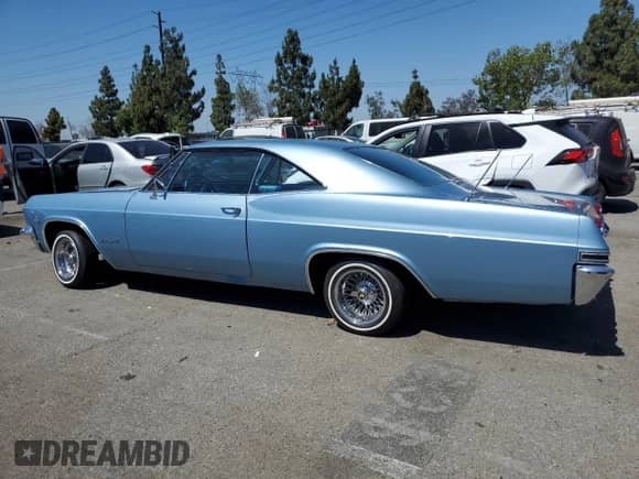 1965 Chevrolet Impala с VIN 166375S184088, выставлен на аукционе Copart как лот 60350934 с пробегом 77 266 миль миль и На запчасти • Non repairable. История ставок и продаж доступна на DreamBid. Изображение 2.