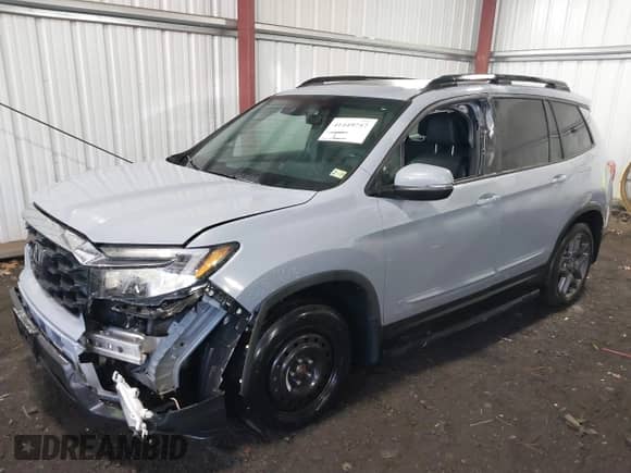 2022 Honda Passport EX-L with VIN 5FNYF7H52NB000679, listed as a IAAI auction lot 41449757 with 38,672 mi miles and . Bid and sale history available at DreamBid. Image 2.