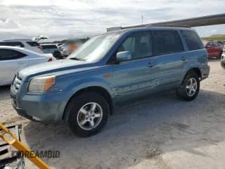 2006 Honda Pilot EX with VIN 5FNYF28416B019221, listed as a Copart auction lot 63259505 with 156,122 mi miles and Clean title. Bid and sale history available at DreamBid. Image 1.