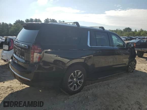 2021 Chevrolet Suburban LS z VIN 1GNSKBKD3MR377171, wystawiony jako Copart lot #63938385 z przebiegiem 53 110 mil mil oraz Szkoda całkowita • Salvage title. Historia ofert i sprzedaży dostępna na DreamBid. Obrazek 3.