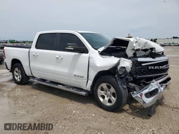 2022 Ram 1500 Big Horn с VIN 1C6RREFG2NN227853, выставлен на аукционе Copart как лот 54962724 с пробегом 61 605 миль миль и Списание • Salvage title. История ставок и продаж доступна на DreamBid. Изображение 4.