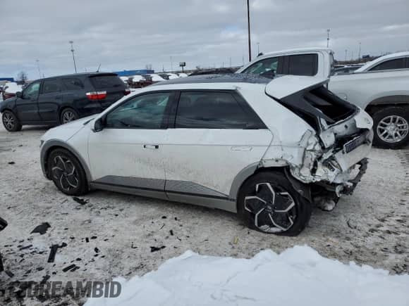 2023 Hyundai Ioniq 5 Limited с VIN KM8KR4AE6PU223741, выставлен на аукционе Copart как лот 46472595 с пробегом 12 559 миль миль и Списание • Salvage title. История ставок и продаж доступна на DreamBid. Изображение 2.