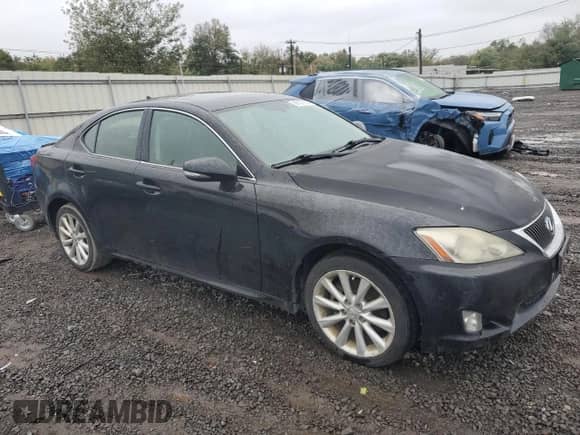 2010 Lexus IS 250 z VIN JTHCF5C25A5044665, wystawiony jako Copart lot #86127165 z przebiegiem 152 325 mil mil oraz Szkoda całkowita • Salvage title. Historia ofert i sprzedaży dostępna na DreamBid. Obrazek 4.